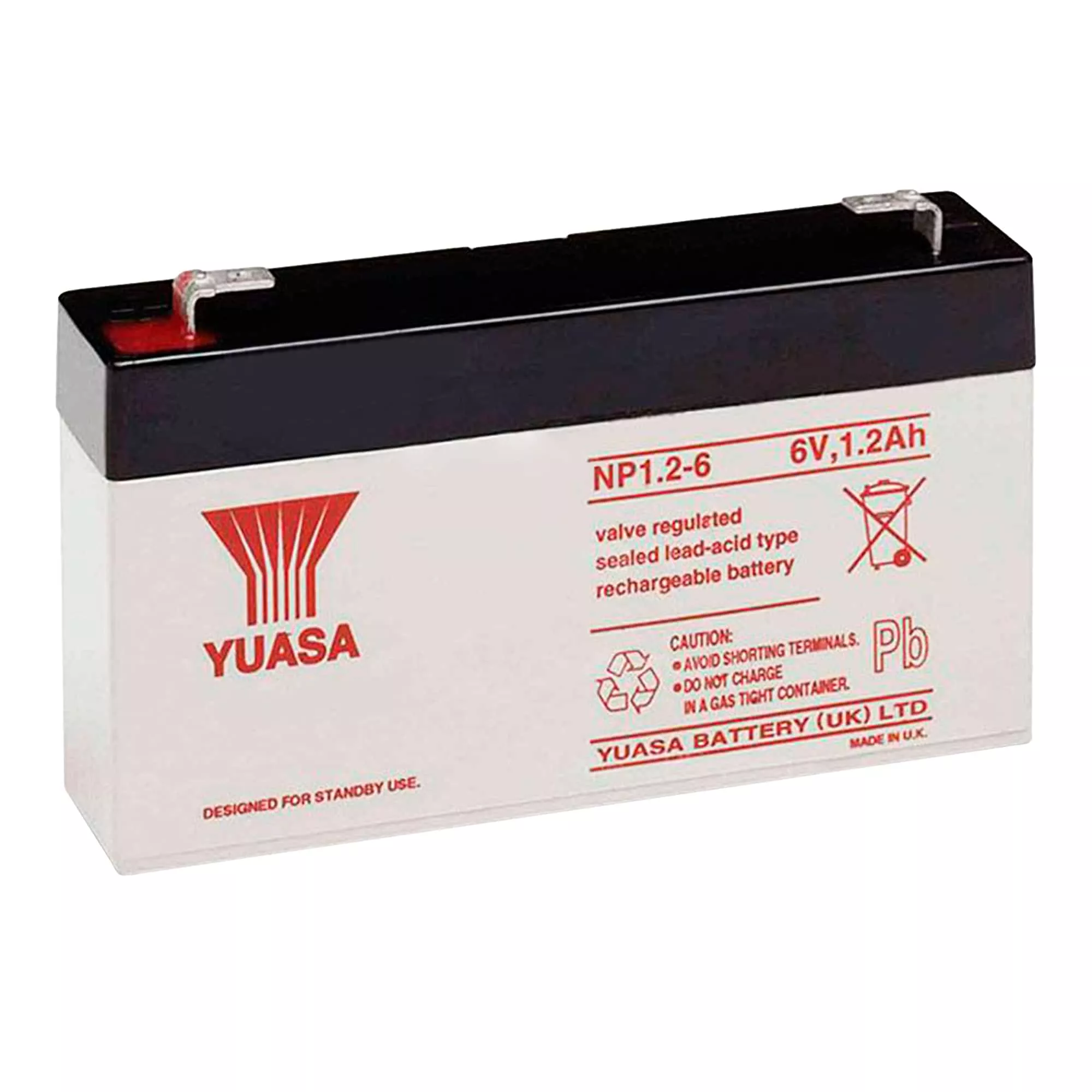Акумулятор YUASA AGM NP 3СТ-1.2Ah Аз (NP 1.2-6) Акумулятор YUASA AGM NP 3СТ-1.2Ah Аз (NP 1.2-6)