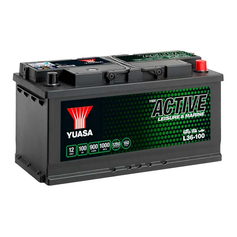 Автомобильный аккумулятор YUASA 6СТ-100Ah АзЕ (-/+)