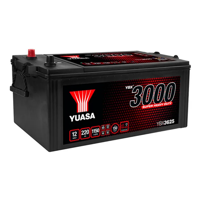 Грузовой аккумулятор YUASA 6СТ-220Ah Аз (YBX3625) Грузовой аккумулятор YUASA 6СТ-220Ah Аз (YBX3625)