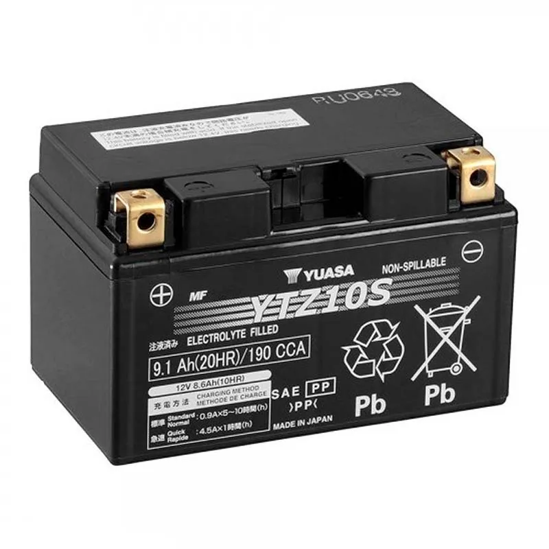 Мото акумулятор YUASA 6СТ-8.6Ah GEL Аз (YTZ10S) Мото акумулятор YUASA 6СТ-8.6Ah GEL Аз (YTZ10S)