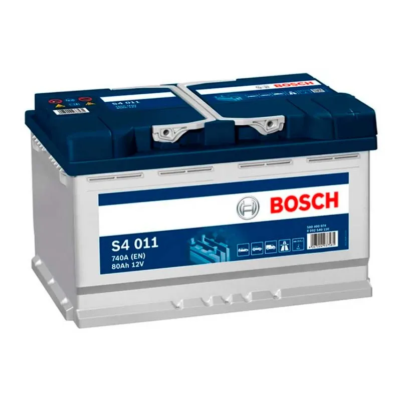 Автомобильный аккумулятор BOSCH 6СТ-80Ah АзЕ (-/+)