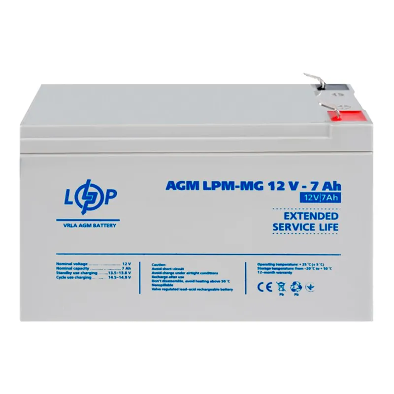 Аккумуляторная батарея Logic Power LPM 12V7Аh MULTIGEL Аккумуляторная батарея Logic Power LPM 12V7Аh MULTIGEL