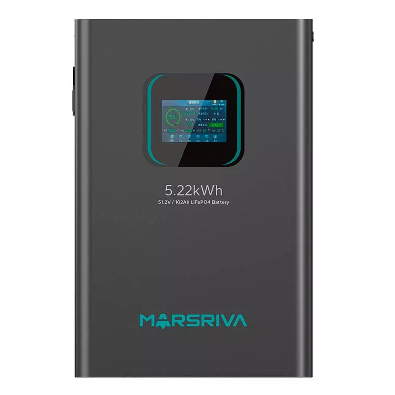 Аккумуляторная батарея MARSRIVA MR-LFP48-100-WMD 51.2V/102Ah Аккумуляторная батарея MARSRIVA MR-LFP48-100-WMD 51.2V/102Ah