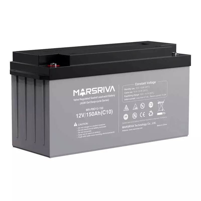 Акумуляторна батарея MARSRIVA MR-PBD12-150 AGM Gel 12V/150Ah Акумуляторна батарея MARSRIVA MR-PBD12-150 AGM Gel 12V/150Ah