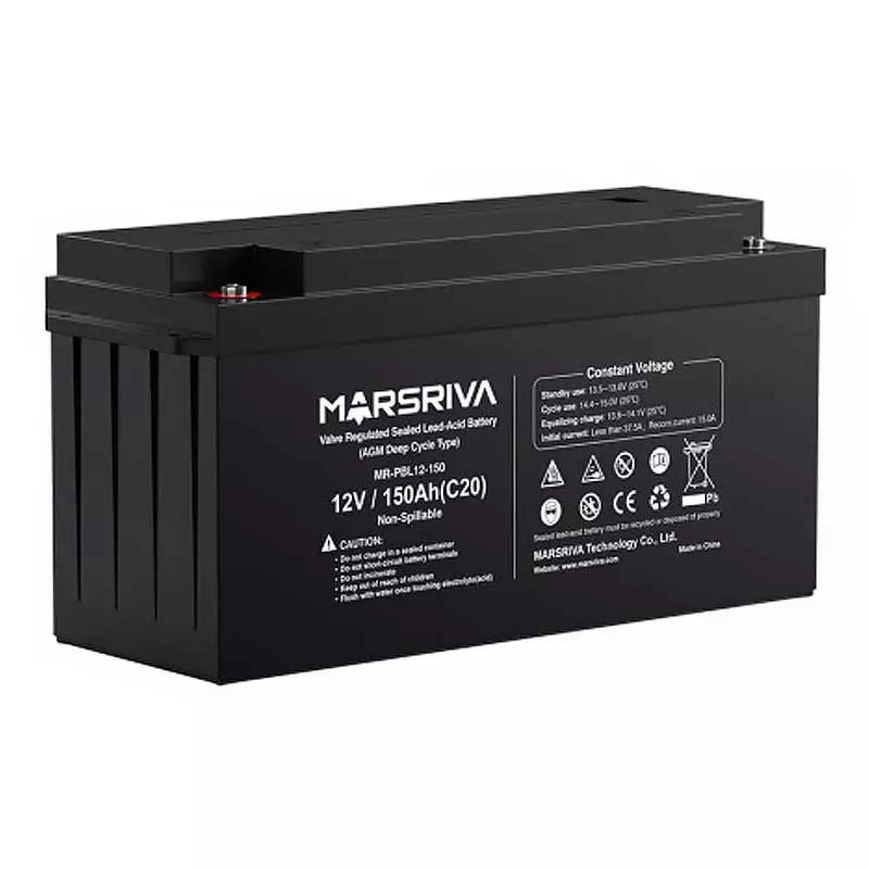 Аккумуляторная батарея MARSRIVA MR-PBL12-150 AGM 12V/150Ah Аккумуляторная батарея MARSRIVA MR-PBL12-150 AGM 12V/150Ah