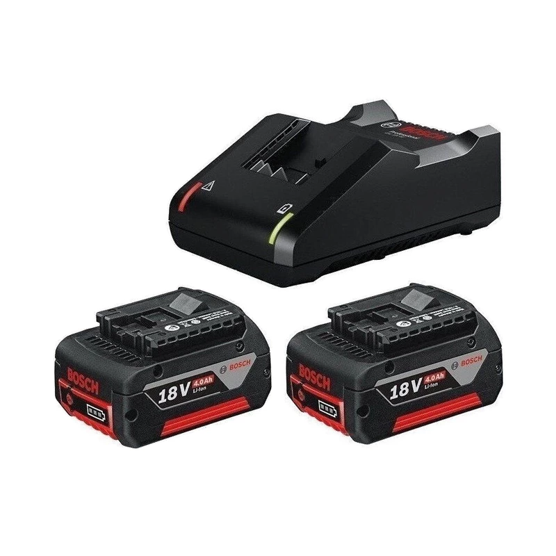 Аккумуляторные батареи с ЗУ Bosch GBA 18 В 4.0 Ah + GAL 18V-40 (1.600.A01.9S0) Аккумуляторные батареи с ЗУ Bosch GBA 18 В 4.0 Ah + GAL 18V-40 (1.600.A01.9S0)