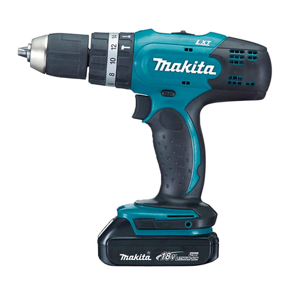 Аккумуляторный ударный шуруповерт Makita (DHP453SYE) Аккумуляторный ударный шуруповерт Makita (DHP453SYE)