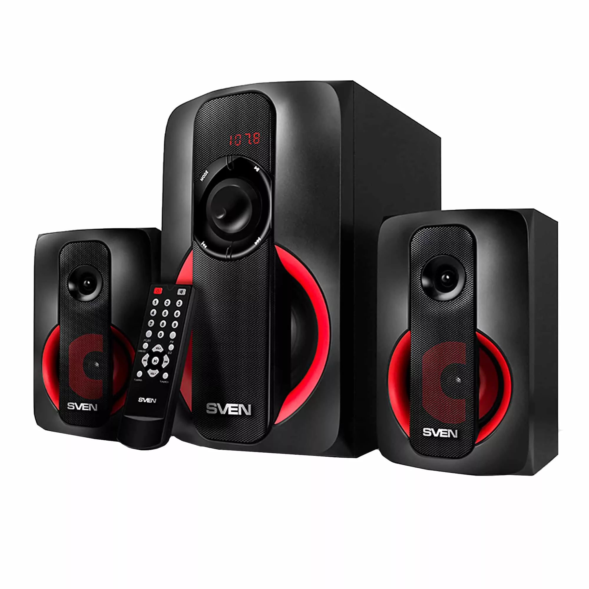 Акустична система Sven MS-304 Black/Red (20100046) Акустична система Sven MS-304 Black/Red (20100046)