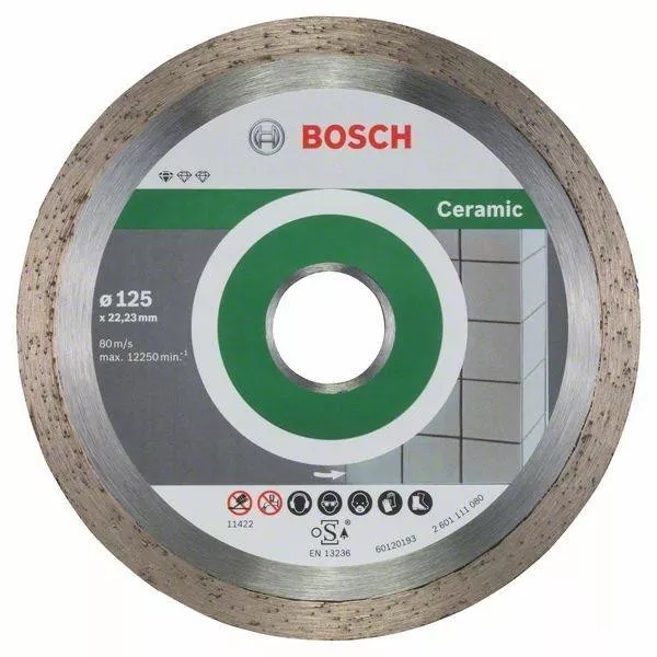 Алмазный круг Bosch Professional for Ceramic, 125×22,23×1,6 мм (2608602202) Алмазный круг Bosch Professional for Ceramic, 125×22,23×1,6 мм (2608602202)