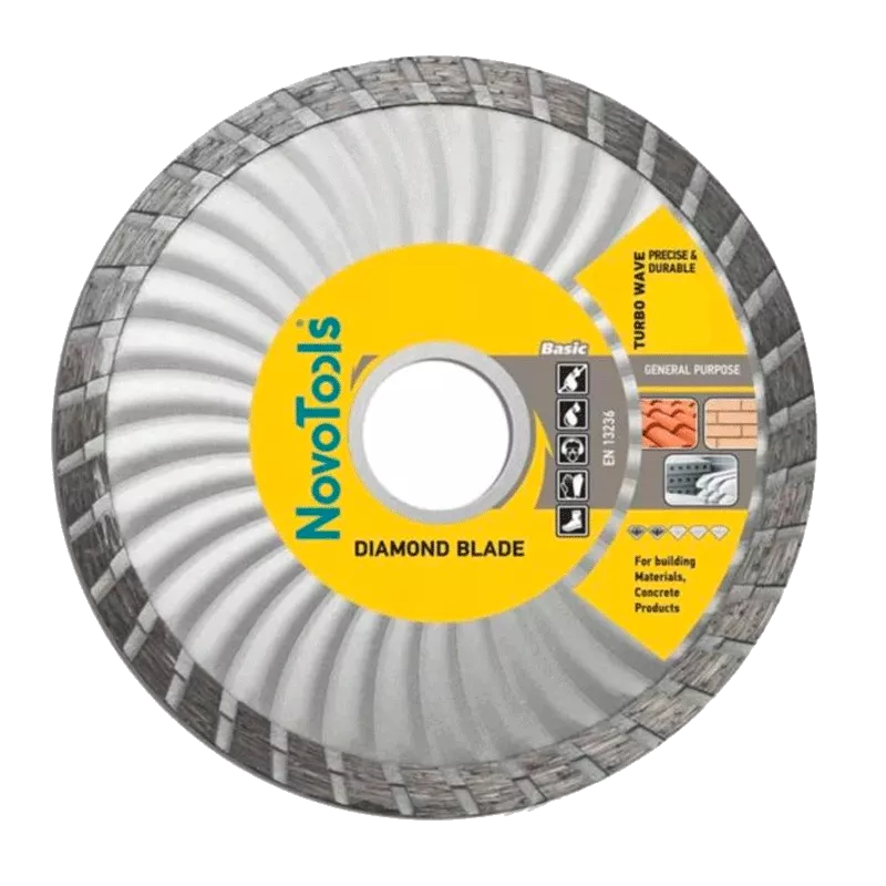 Алмазне коло NovoTools Basic 230 мм*7 мм*22,23 мм Турбохвиль (DBB230/TW)(134156) Алмазне коло NovoTools Basic 230 мм*7 мм*22,23 мм Турбохвиль (DBB230/TW)(134156)