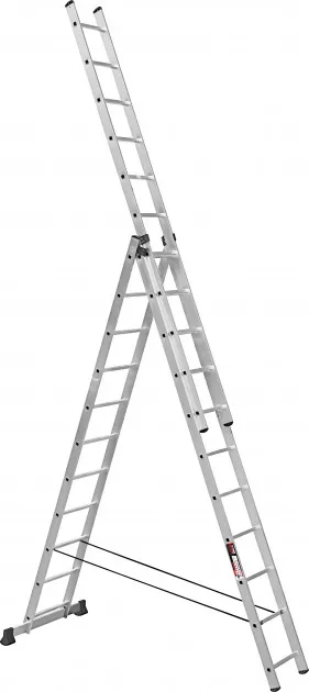 Алюминиевая трехсекционная лестница Stark SVHR3x11 3х11 ступеней (525311506)
