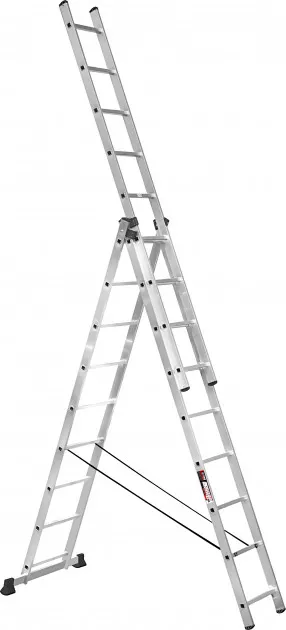 Алюминиевая трехсекционная лестница Stark SVHR3x9 3х9 ступеней (525380504)