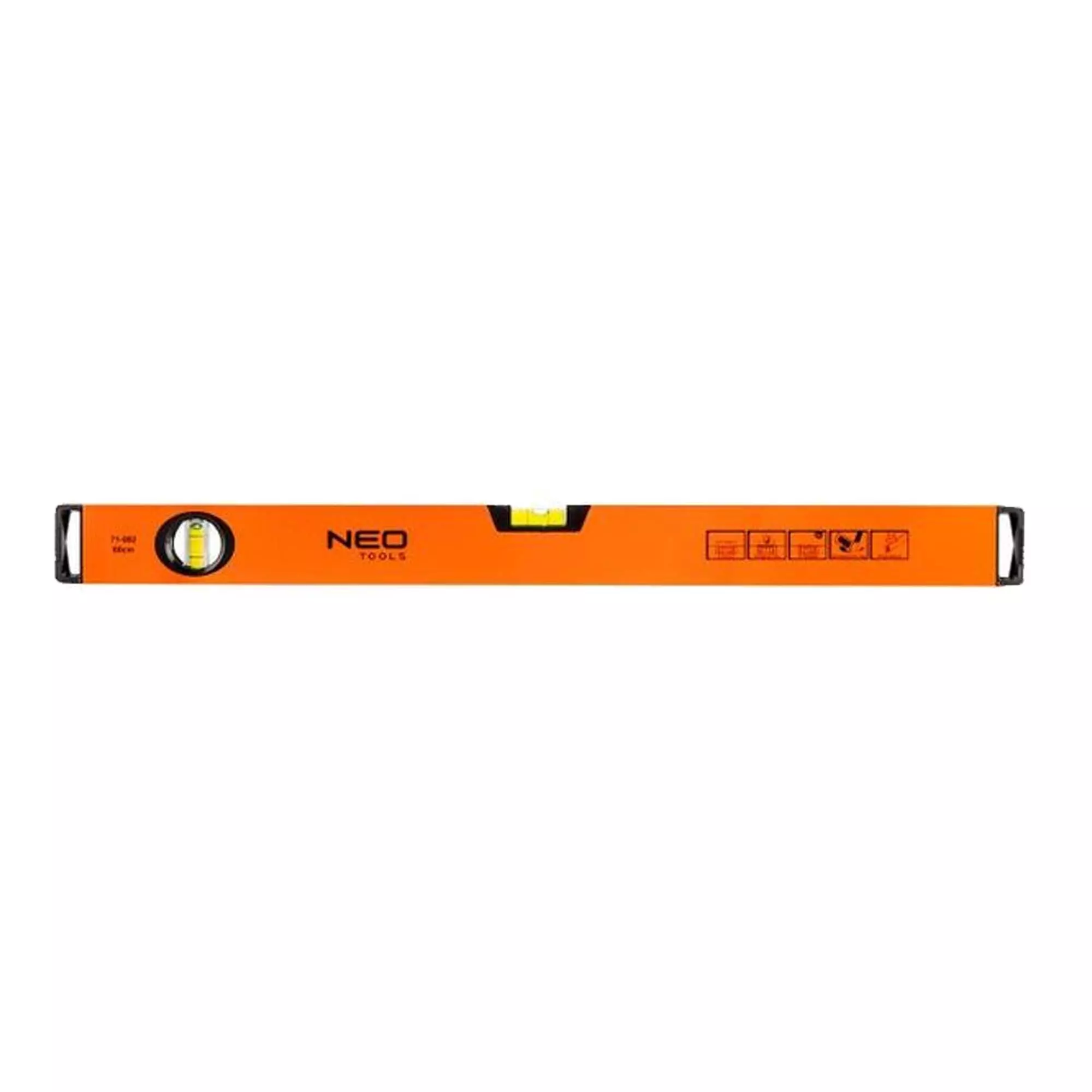Алюминиевый спиртовой уровень NEO TOOLS, 2 колбы, 60 см (71-082)