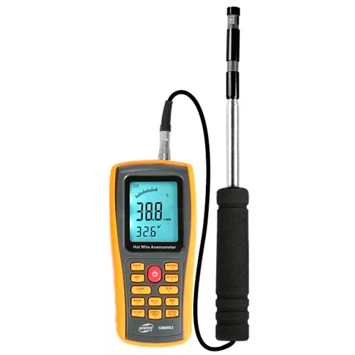 Анемометр с трубкой пито USB BENETECH (0,3-30 м/с) (GM8903) Анемометр с трубкой пито USB BENETECH (0,3-30 м/с) (GM8903)