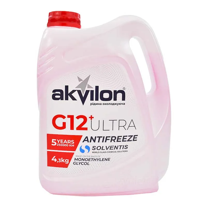 Антифриз Akvilon ANT ULT G12+ -37°C красный 4,3л (AKVILONANTULTRED43KG) Антифриз Akvilon ANT ULT G12+ -37°C красный 4,3л (AKVILONANTULTRED43KG)