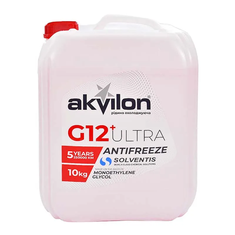 Антифриз Akvilon ANT ULT G12+ -37°C червоний 10л (AKVILONANTULTRED10KG)