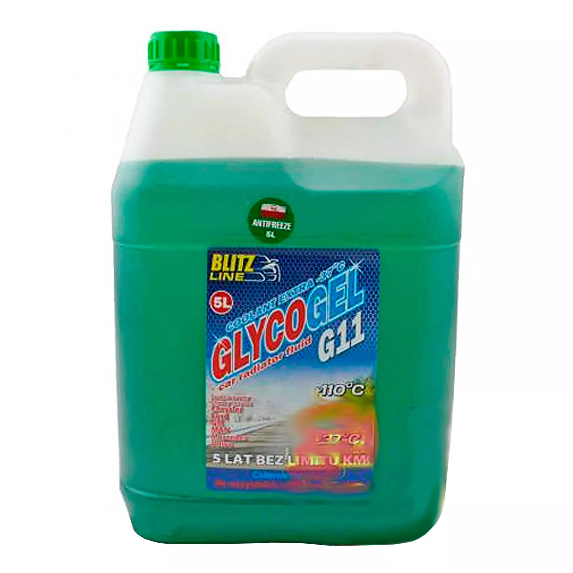 Антифриз Blitz Line Glycogel G11 -37°C зеленый 5л (BioLine Poland) (28880) Антифриз Blitz Line Glycogel G11 -37°C зеленый 5л (BioLine Poland) (28880)