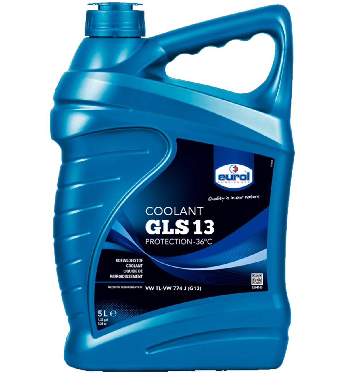 Антифриз Eurol Coolant GLS G13 -36°C синий 5л (E504149)