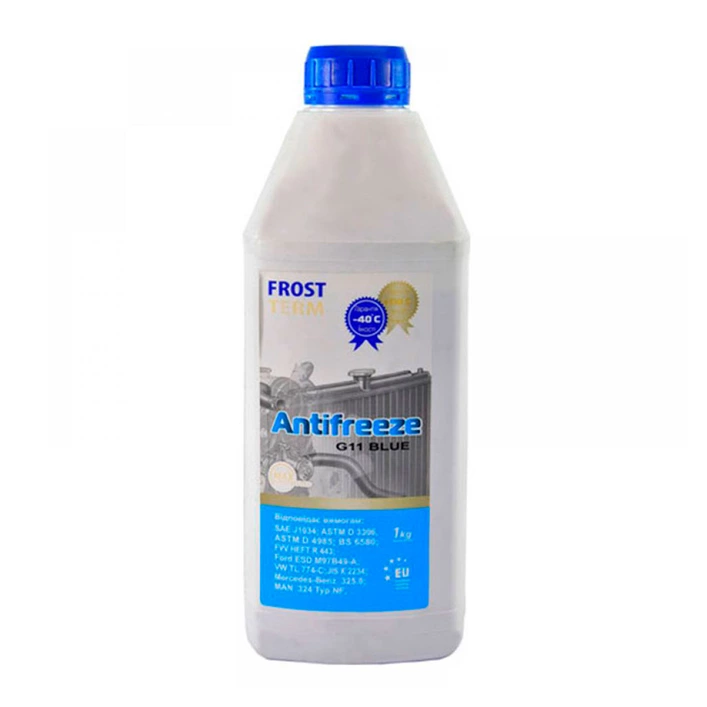 Антифриз FrostTerm G11 -40°C блакитний 1л (864992) Антифриз FrostTerm G11 -40°C блакитний 1л (864992)