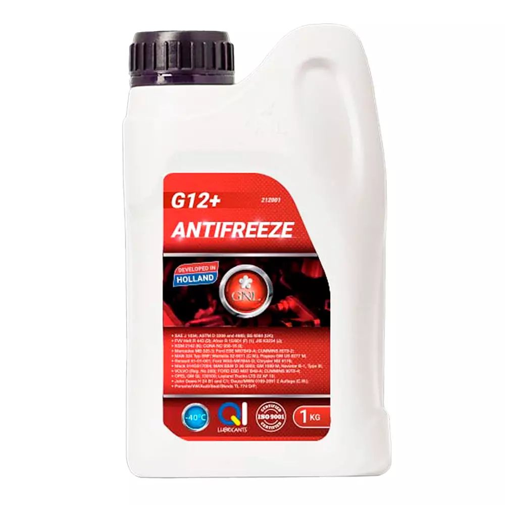 Антифриз GNL G12+ -40 °C красный 1л (862202)