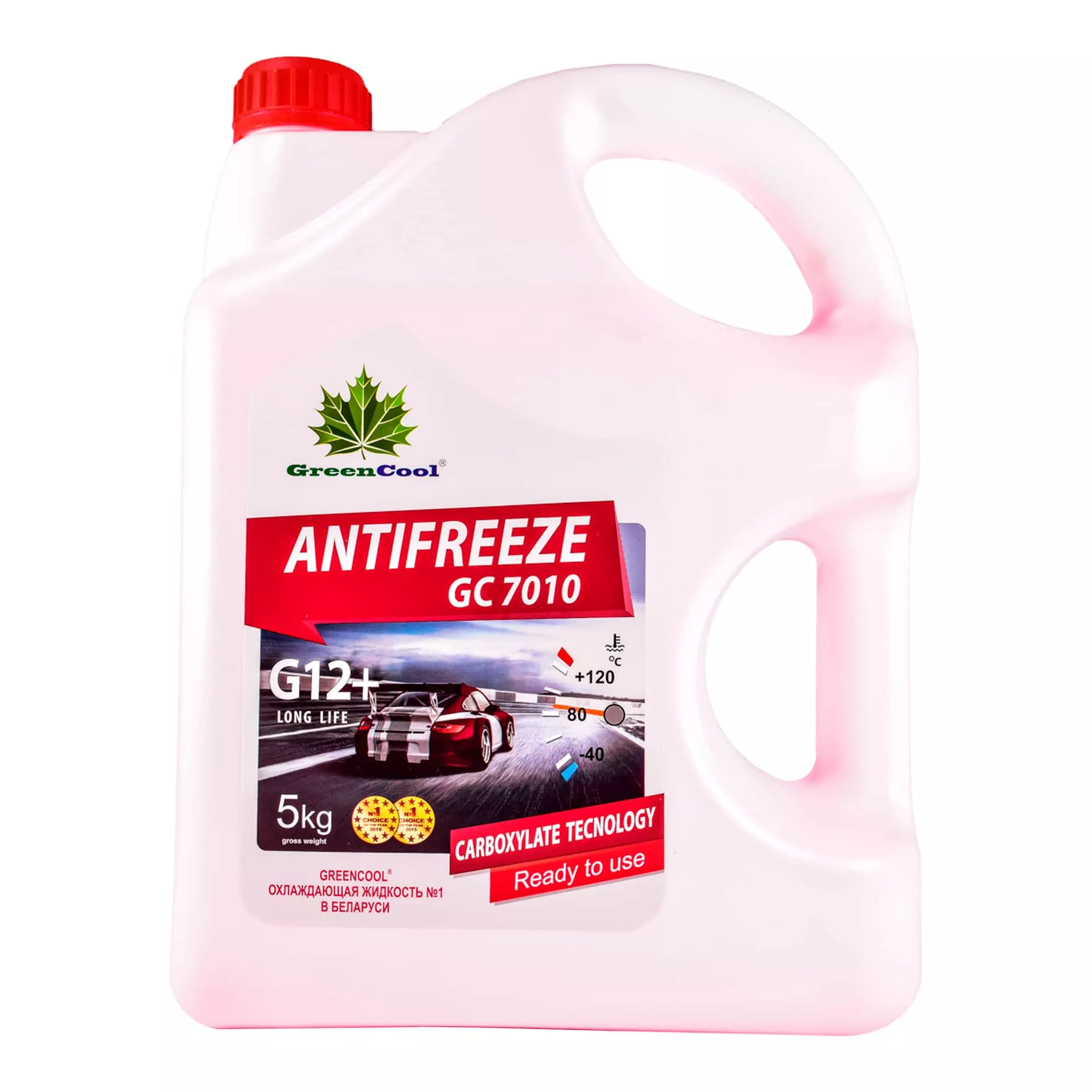 Антифриз Green Cool GC7010 BASF Carboxylate Long Life G12+ -40°C красный 5л (792255) Антифриз Green Cool GC7010 BASF Carboxylate Long Life G12+ -40°C красный 5л (792255)