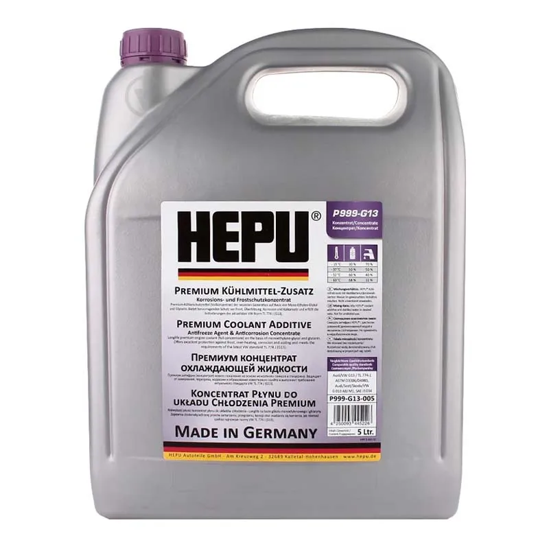 Антифриз Hepu G13 -38°C фіолетовий 5л (P999-G13-005) Антифриз Hepu G13 -38°C фіолетовий 5л (P999-G13-005)