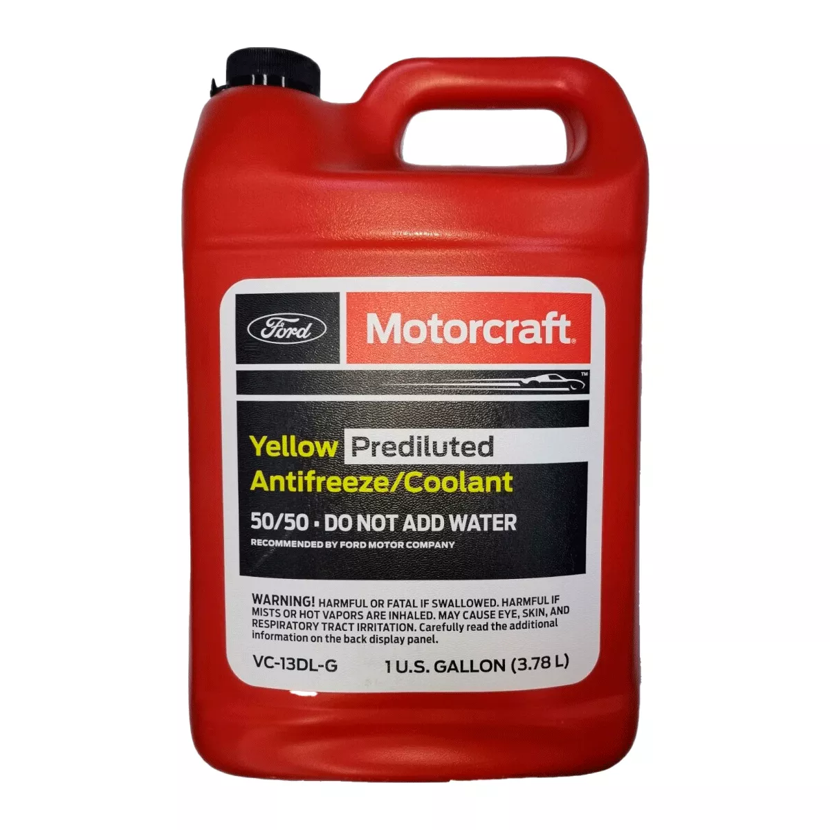 Антифриз Ford Motorcraft Yellow Prediluted  Antifreeze/Coolant G13 -40°C желтый 3,78л (VC13DLG)