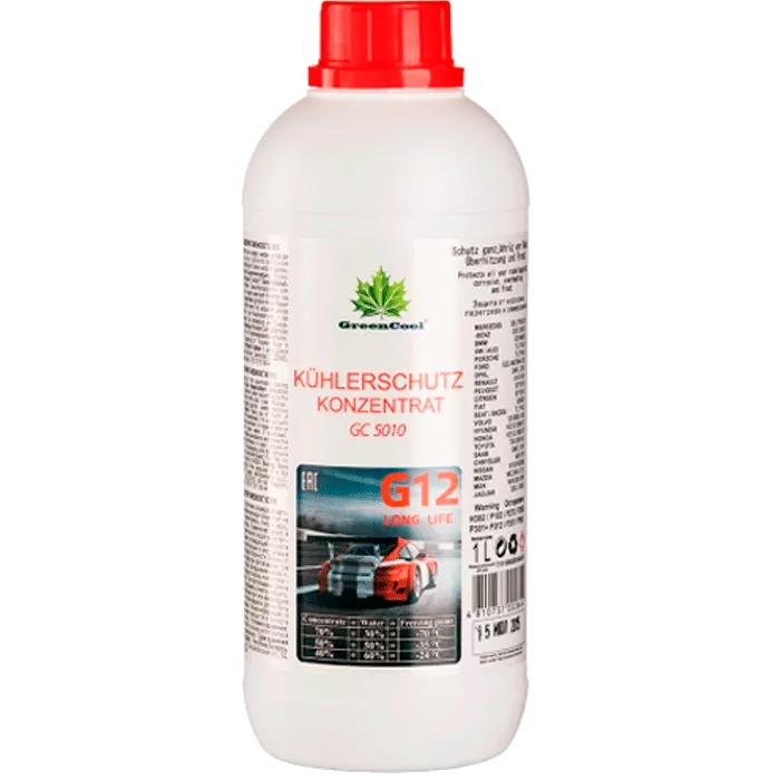 Антифриз Green Cool GС5010 G12 -70°C красный 1л (702644) Антифриз Green Cool GС5010 G12 -70°C красный 1л (702644)