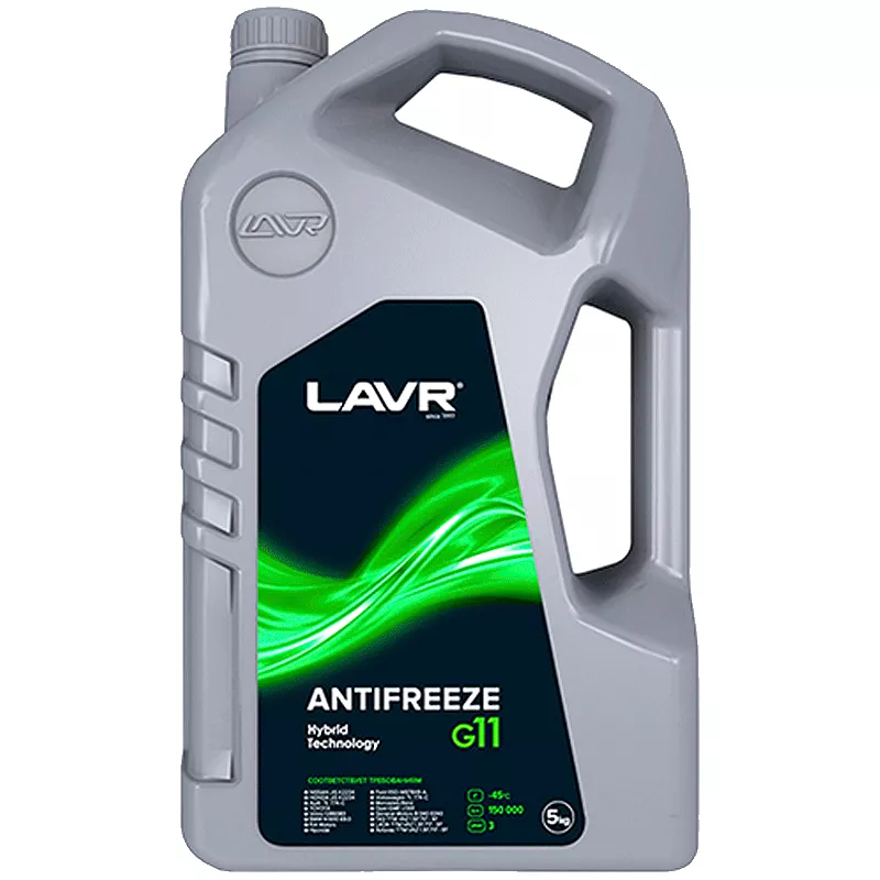 Антифриз LAVR ANTIFREEZE G11 -45C 5л (Ln1706) Антифриз LAVR ANTIFREEZE G11 -45C 5л (Ln1706)