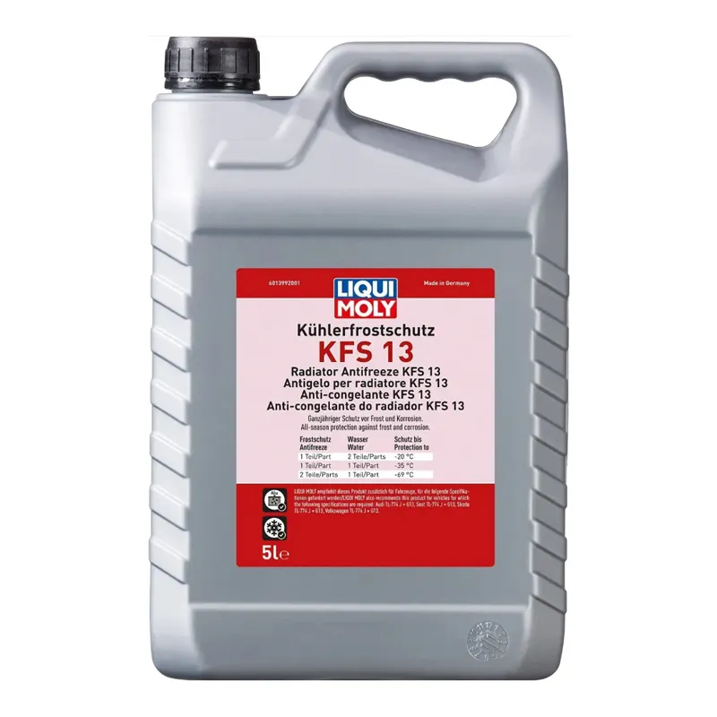 Антифриз Liqui Moly Kuhlerfrostschutz KFS G13 -35°C красный 5л (21140)