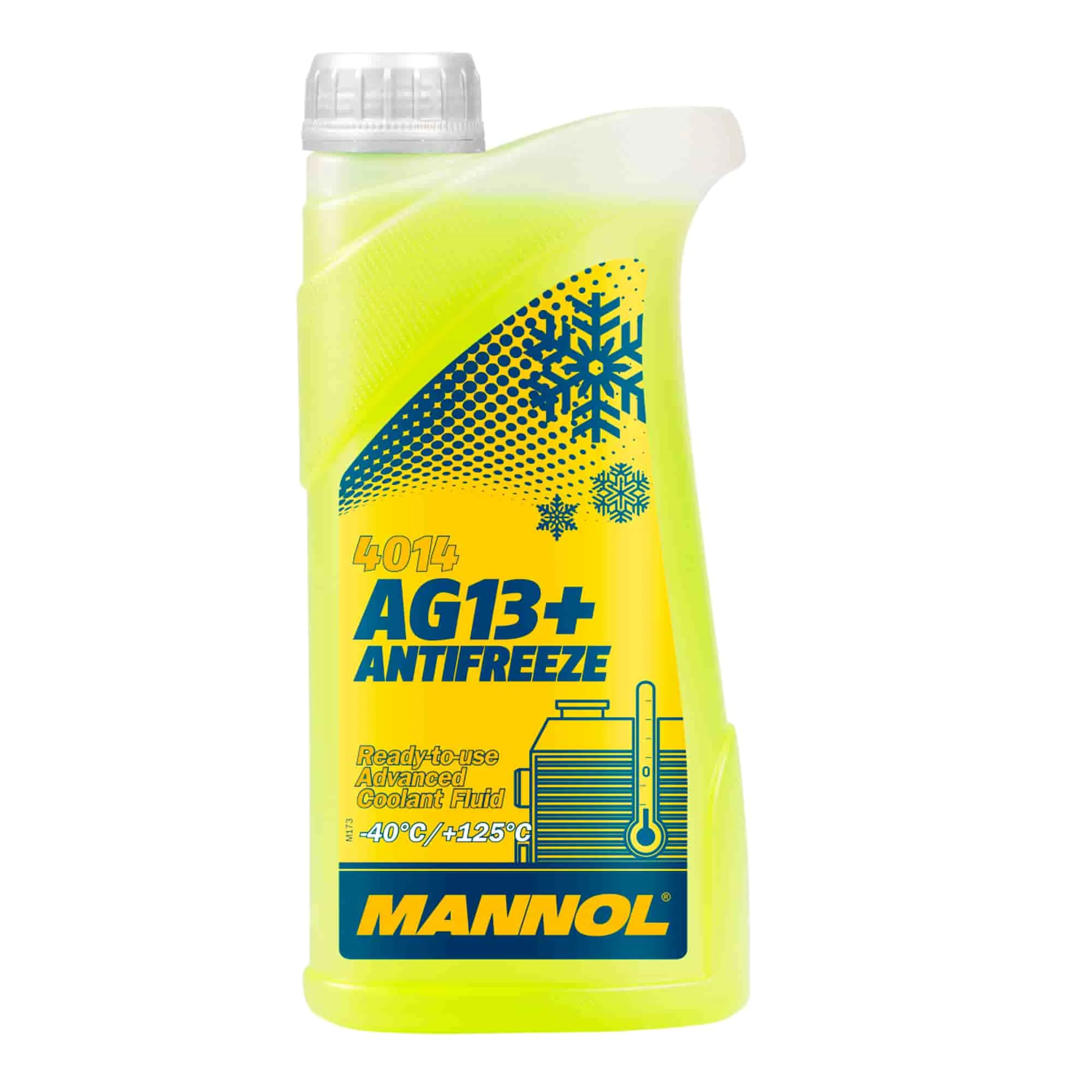 Антифриз Mannol Advanced AG13+ -40 °C жовтий 1л (MN4014-1) Антифриз Mannol Advanced AG13+ -40 °C жовтий 1л (MN4014-1)