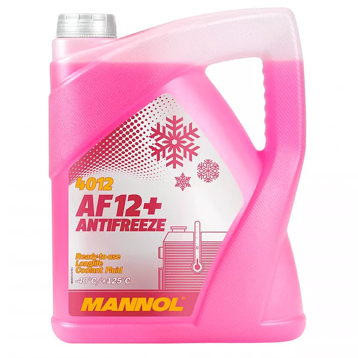 Антифриз Mannol Longlife AF12+ -40°C розовый 5л (MN4012-5)