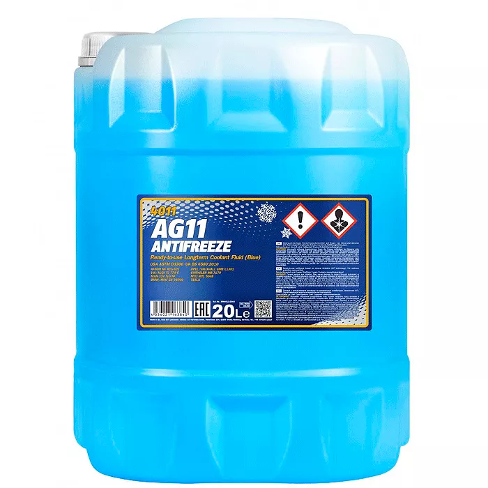 Антифриз Mannol Longterm AG11 -40°C синий 20л (MN4011-20) Антифриз Mannol Longterm AG11 -40°C синий 20л (MN4011-20)