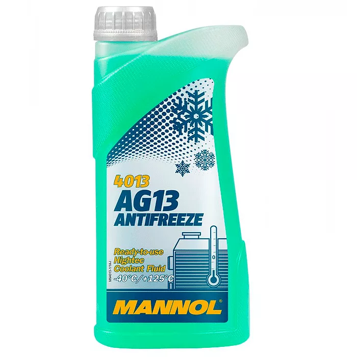Антифриз Mannol Hightec AG13 -40°C зеленый 1л (MN4013-1)