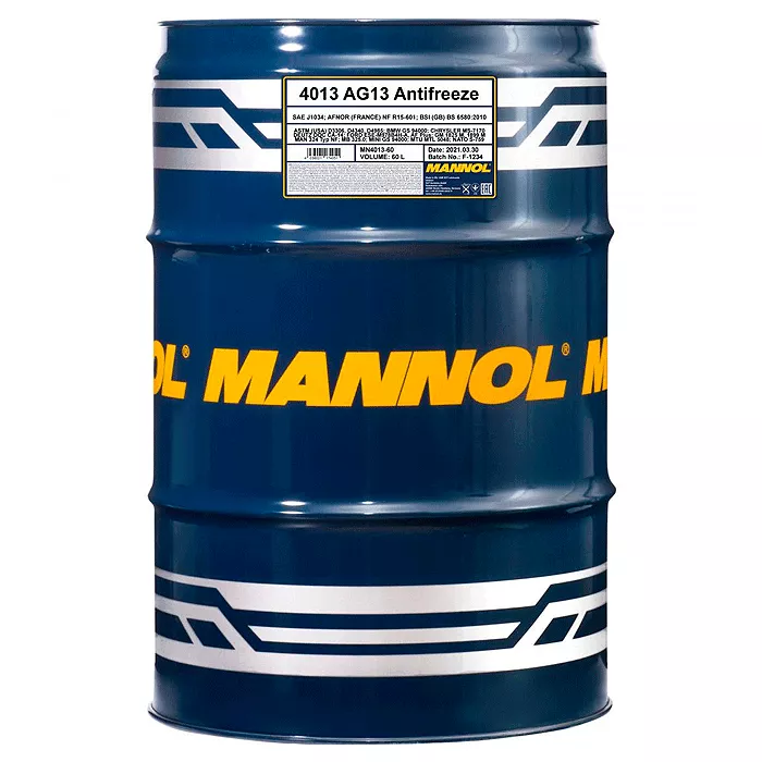 Антифриз Mannol Hightec AG13 -40 ° C зелений 60л (MN4013-60) Антифриз Mannol Hightec AG13 -40 ° C зелений 60л (MN4013-60)