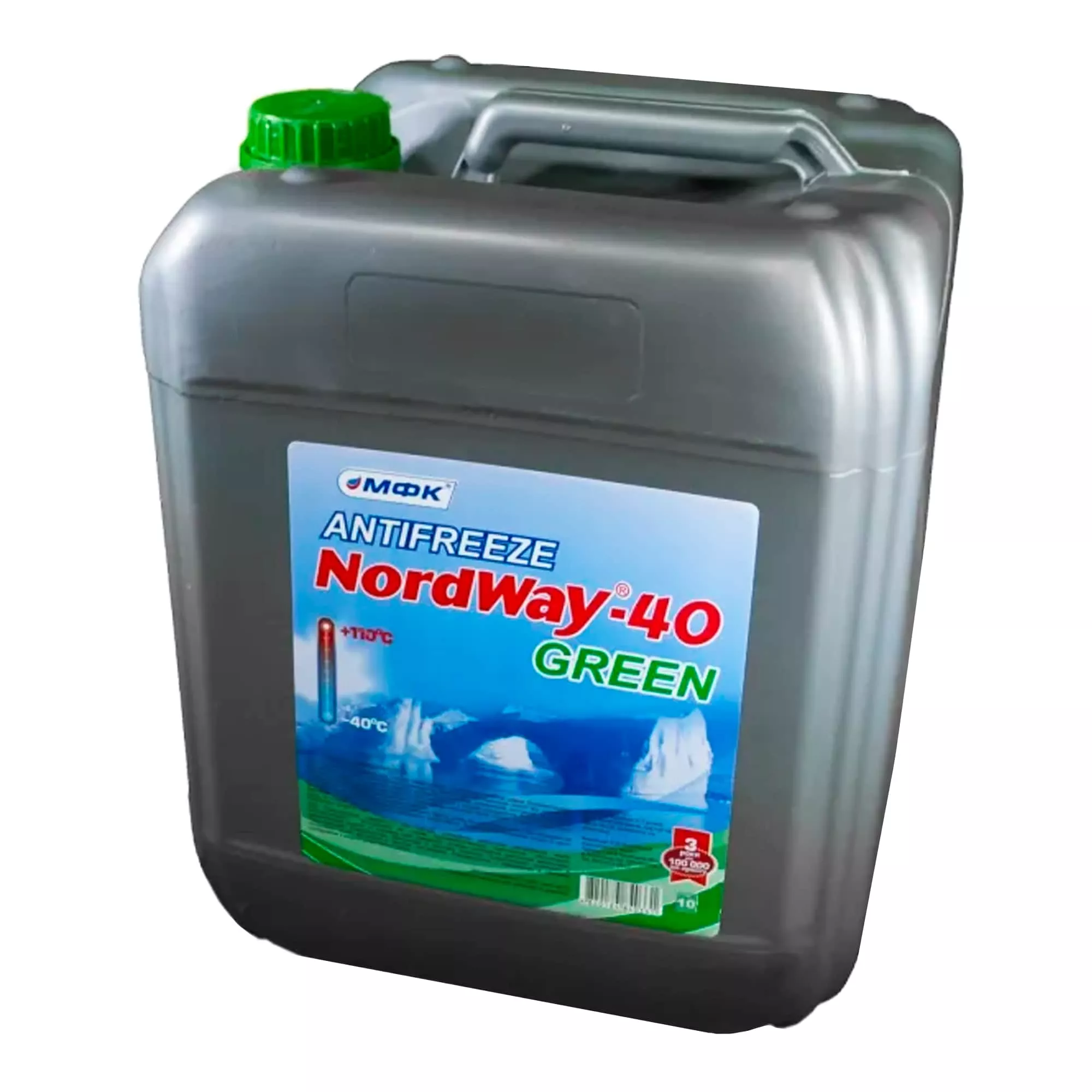 Антифриз МФК NordWay G11 -40°C зеленый 10л (30815)