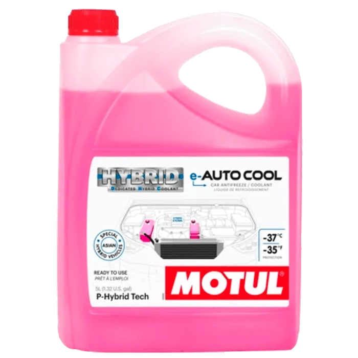Антифриз Motul E-Auto Cool -37°C  розовый 5л (820206)