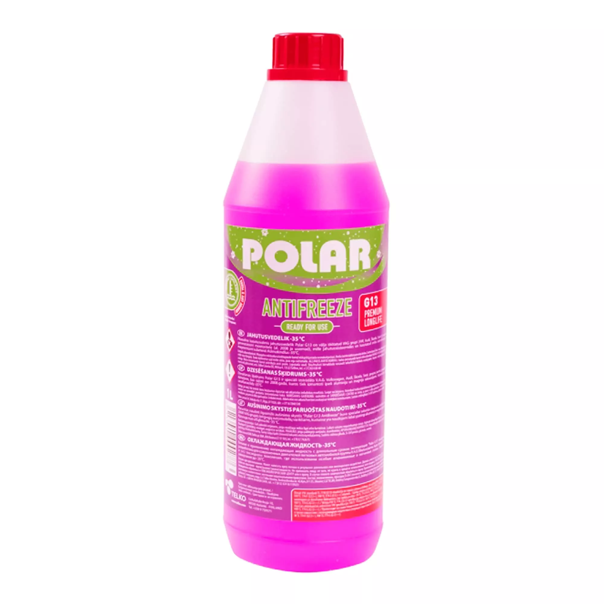 Антифриз Polar Premium LL G13 -35°C фиолетовый 1л (000277)