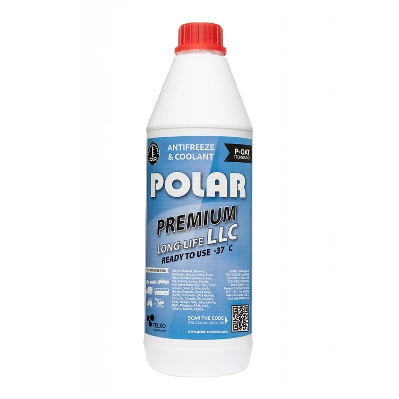 Антифриз Polar Premium Longlife LLC G11 -37°C синий 1л Антифриз Polar Premium Longlife LLC G11 -37°C синий 1л