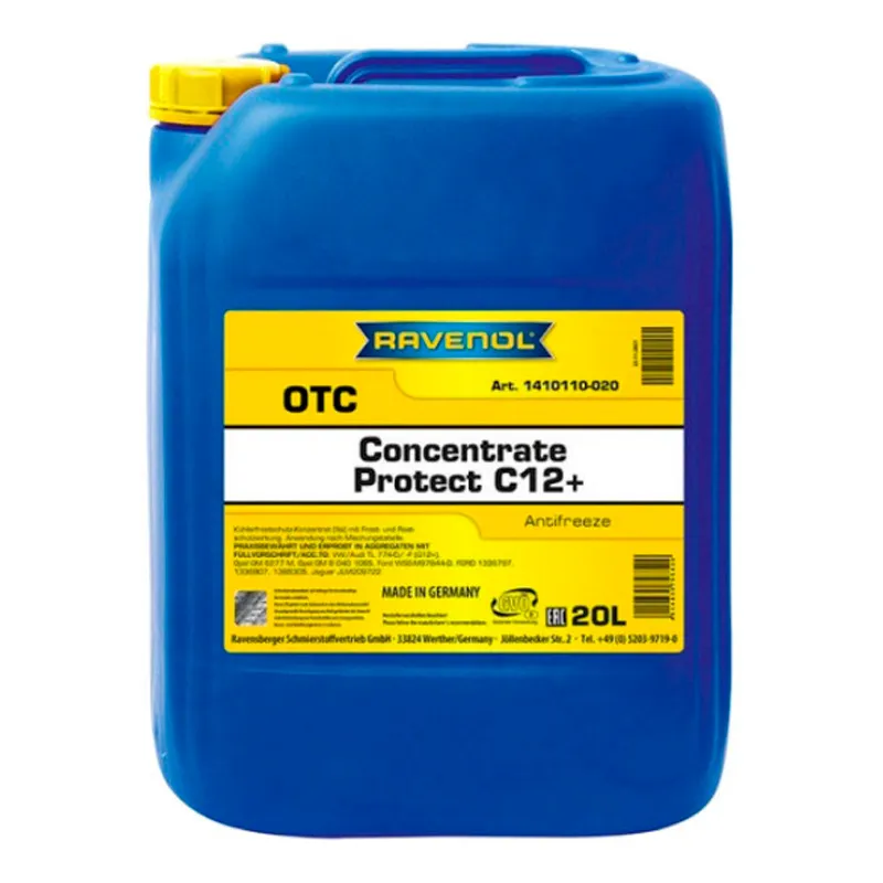 Антифриз Ravenol OTC Protect C12+ фиолетовый 20л (RAV OTC C12+ CONC 20L)
