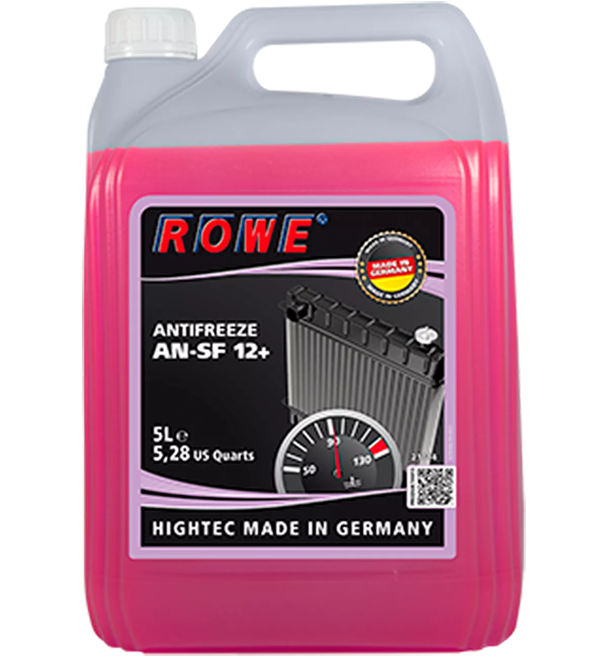 Антифриз ROWE Hightec Antifreeze AN-SF G12+ -80°C червоний 5л (21014005003)