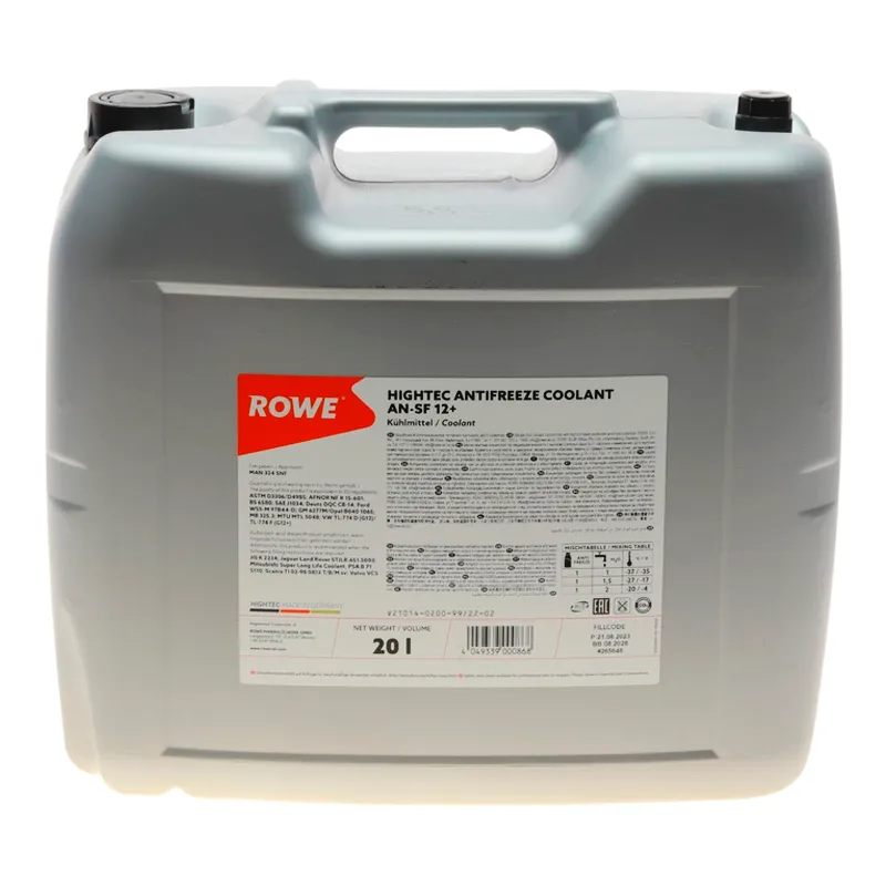Антифриз ROWE HIGHTEC ANTIFREEZE COOLANT AN-SF 12+ G12+ фиолетовый 20л (21014-0200-99)