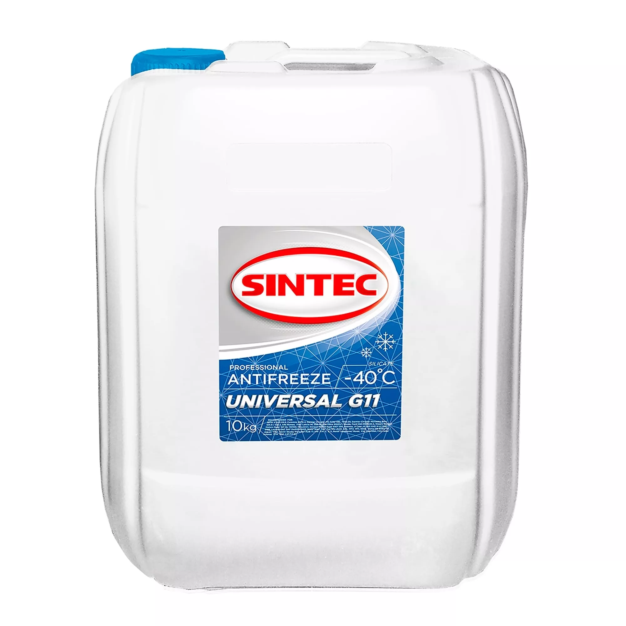 Антифриз Sintec Universal G11 -40°C синий 10л (800515) Антифриз Sintec Universal G11 -40°C синий 10л (800515)