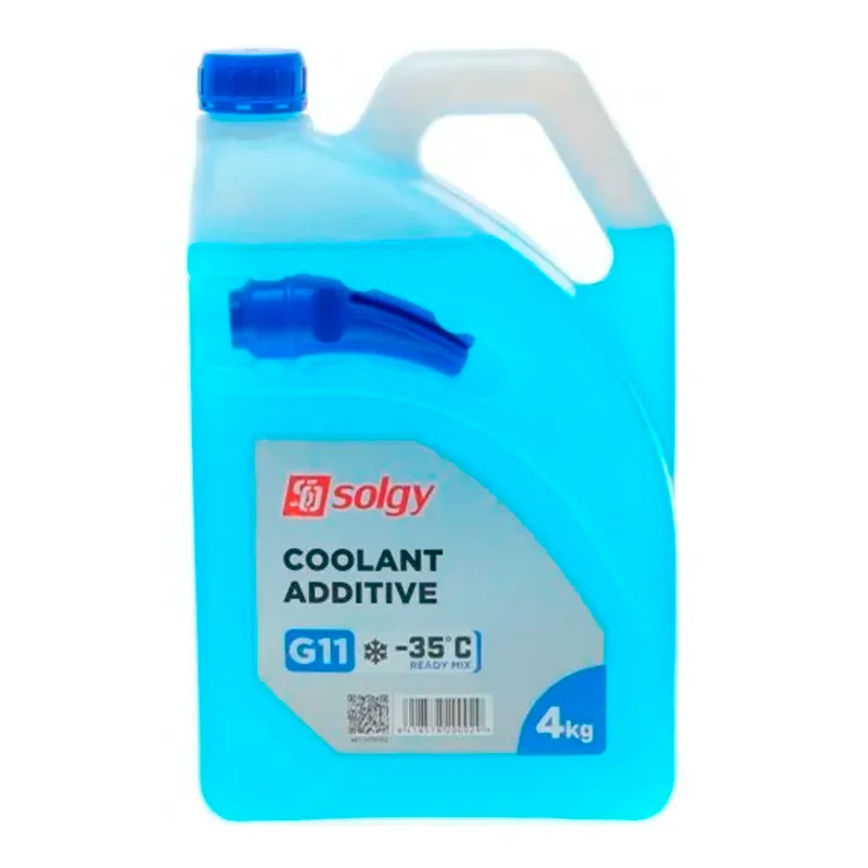 Антифриз SOLGY BLAU G11 -35 °C зеленый 4л (503002)