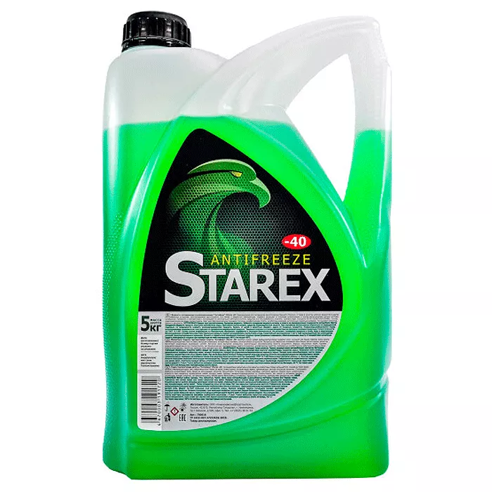 Антифриз Starex Green ПЕ G11 -40°C зеленый 5л (564832) (28939) Антифриз Starex Green ПЕ G11 -40°C зеленый 5л (564832) (28939)