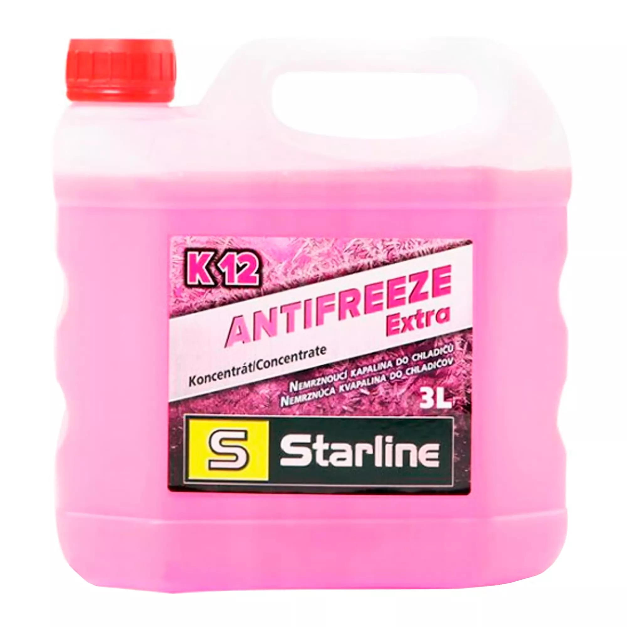 Антифриз Starline G12 + -37 ° C рожевий 3л (NA K12-3)