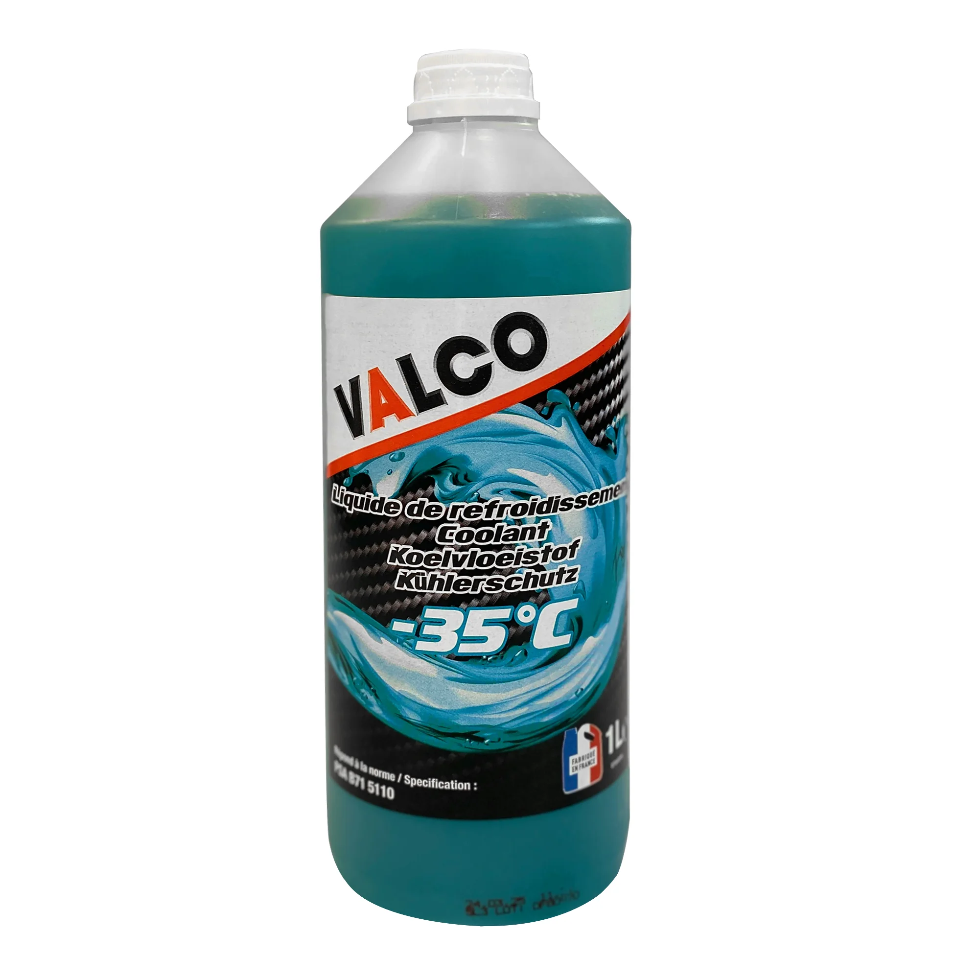 Антифриз VALCO LR-35 PSA -35°C 1л (PF015424) Антифриз VALCO LR-35 PSA -35°C 1л (PF015424)
