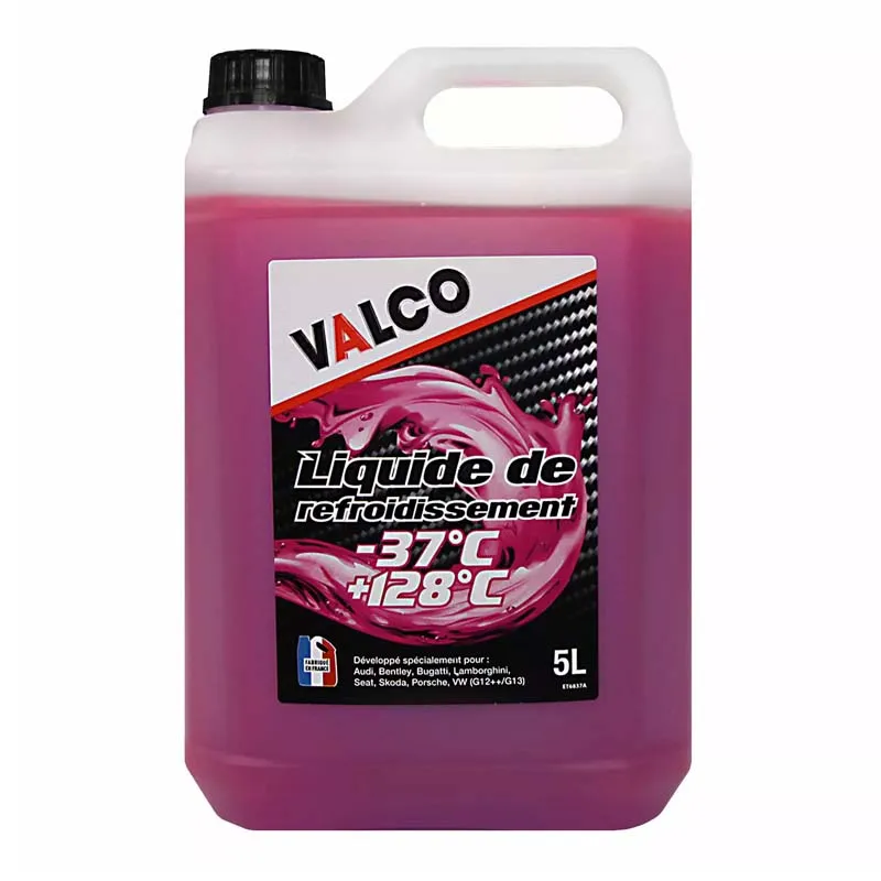 Антифриз Valco G13 -37°C рожевий 5л (606706)