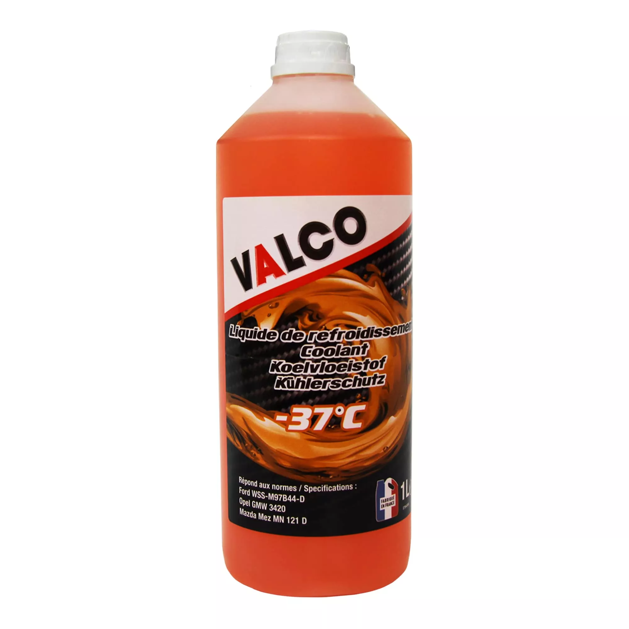 Антифриз Valco LR Ford/Mazda G12 -37°C оранжевый 1л (607468)