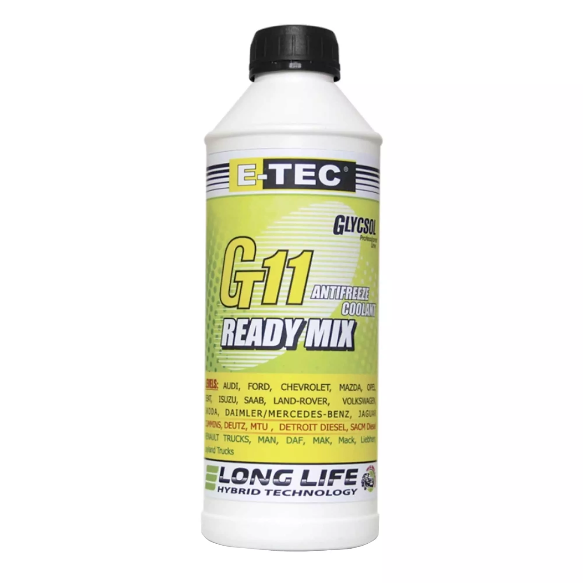 Антифриз E-Tec Glycsol G11 -40°C зеленый 1л (2853)